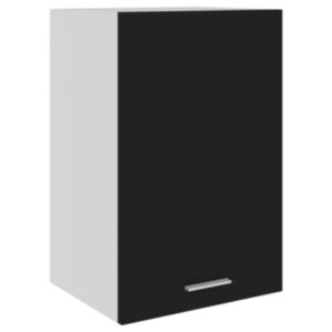 Pood24 rippuv köögikapp, must, 39,5 x 31 x 60 cm, puitlaastplaat