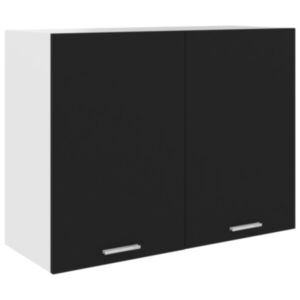 Pood24 köögikapp, must, 80 x 31 x 60 cm, puitlaastplaat