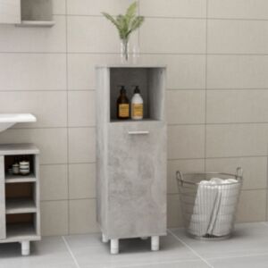 Pood24 vannitoakapp betoonhall 30 x 30 x 95 cm tehispuit