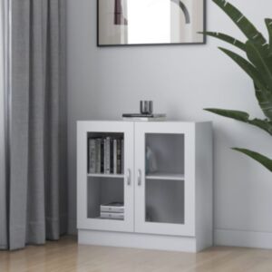 POOD24 витрина белый 82,5 x 30,5 x 80 см ДСП