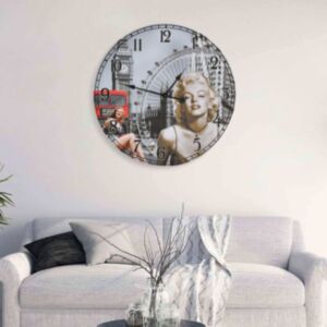 Pood24 vanaaegne seinakell, Marilyn Monroe, 60 cm