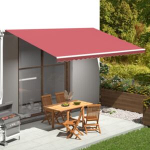 Pood24 varikatuse asenduskangas, burgundiapunane, 5x3 m