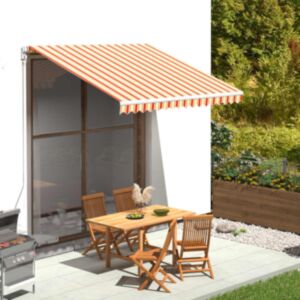 Pood24 varikatuse asenduskangas, kollane ja oranž, 3 x 2,5 m