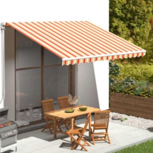 Pood24 varikatuse asenduskangas, kollane ja oranž, 4x3 m
