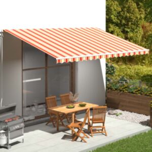 Pood24 varikatuse asenduskangas, kollane ja oranž, 5x3 m