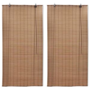 Pood24 bambusrulood 2 tk pruun 120 x 220 cm, pruun