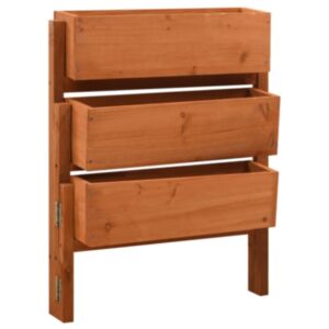 Складной ящик для растений POOD24, оранжевый, 60 x 14 x 75 см, ель