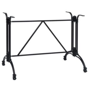 Pood24 bistroolaua jalg, must, 93x60x72 cm, valualumiinium
