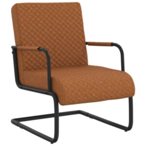 Pood24 vetruvate jalgadega tool, matt pruun, kunstnahk