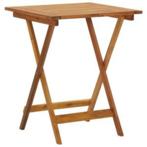 Складной садовый стол POOD24, 60 x 60 x 75 см, древесина акации