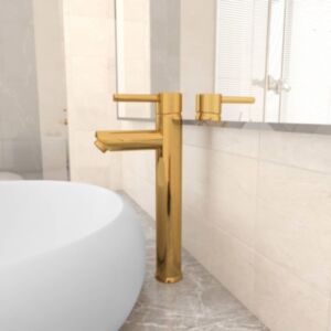 Pood24 vannitoasegisti, kuldne, 12 x 30 cm