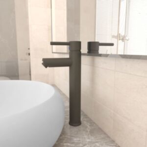 POOD24 Смеситель для ванной, серый, 12 x 30 см