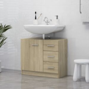 Pood24 valamukapp, Sonoma tamm, 63 x 30 x 54 cm puitlaastplaat