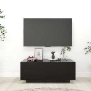 POOD24 тумба под ТВ, черный, 100x35x40 см, ДСП