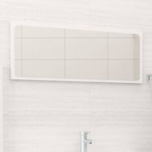 Pood24 vannitoa peeglikapp valge 90x1,5x37cm puitlaastplaat
