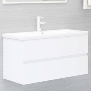 Pood24 valamukapp, valge, 90 x 38,5 x 45 cm, puitlaastplaat