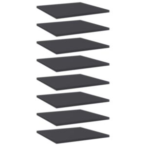 POOD24 полочные доски 8 шт, серые, 40x40x1,5 см, ДСП