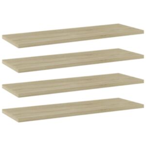 Pood24 riiuliplaadid 4 tk, Sonoma tamm, 60x20x1,5 cm, puitlaastplaat