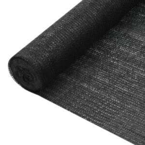 Pood24 privaatsusvõrk, must, 2 x 10 m, HDPE, 75 g/m²