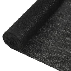 Pood24 privaatsusvõrk, must, 1,2 x 10 m, HDPE, 150 g/m²