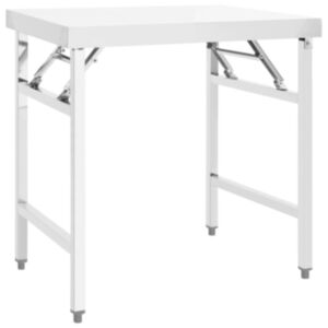Pood24 köögi kokkupandav töölaud, 85 x 60 x 80 cm, roostevaba teras