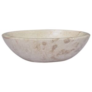Pood24 valamu, kreemjas, 53 x 40 x 15 cm, marmor