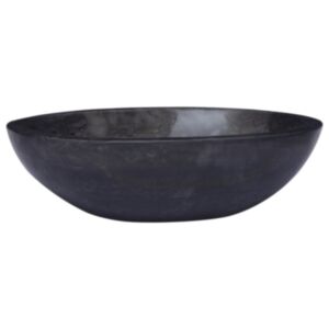 Pood24 valamu, must, 53 x 40 x 15 cm, marmor
