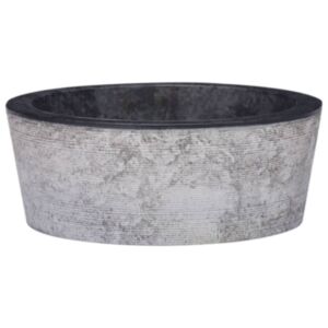 Pood24 valamu, must, Ø40x15 cm, marmor