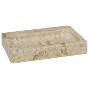 Pood24 valamu, kreemjas, 38x24x6,5 cm, marmor