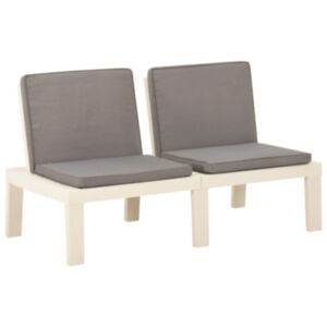 Pood24 aiapink patjadega, plast, valge