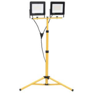 Pood24 statiiviga LED prožektor, 2 x 100 W, soe valge