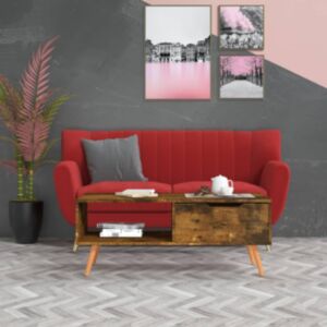 Pood24 kohvilaud, suitsutatud tamm, 100x49,5x43 cm, puitlaastplaat