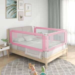 Pood24 voodipiire väikelapse voodile, roosa, 90 x 25 cm, kangas