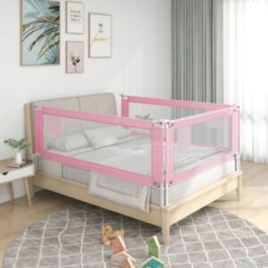 Pood24 voodipiire väikelapse voodile, roosa, 140 x 25 cm, kangas