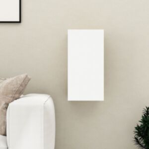 Pood24 telerikapp, valge, 30,5 x 30 x 60 cm, puitlaastplaat