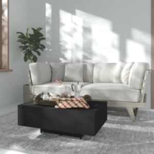 Pood24 kohvilaud, must, 85 x 55 x 31 cm, puitlaastplaat