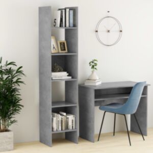 POOD24 книжный шкаф, бетонный зал, 40 x 35 x 180 см, ДСП