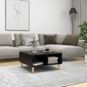 Pood24 kohvilaud, must, 60x60x30 cm, puitlaastplaat