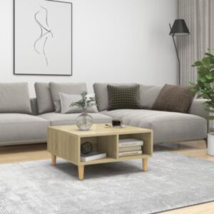 Pood24 kohvilaud, Sonoma tamm 60 x 60 x 30 cm, puitlaastplaat