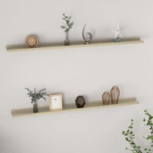 Pood24 seinariiulid, 2 tk, Sonoma tamm, 115 x 9 x 3 cm