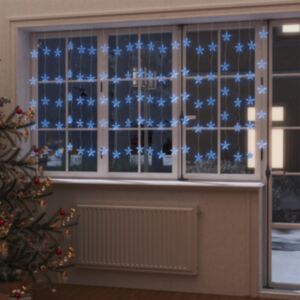 Pood24 LED-valguskardin tähtedega, 500 LEDi, sinine, 8 funktsiooni