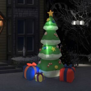 Pood24 täispuhutav jõulupuu, LED, sise/välis-tingimusteks, 240 cm