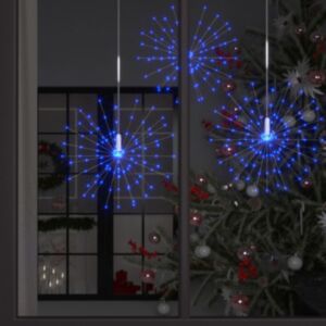Pood24 õue ilutulestiku jõulutuled, helesinine, 50 cm, 140 LEDi