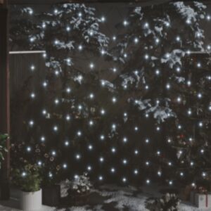 Pood24 jõulutulede võrk, külm valge, 3 x 2 m, 204 LEDi, siseruumi, õue