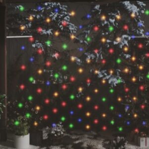 Pood24 jõulutulede võrk, värviline, 3 x 2 m, 204 LEDi, siseruumi, õue