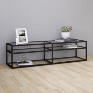 Pood24 telerialus, läbipaistev, 160 x 40 x 40,5 cm, karastatud klaas