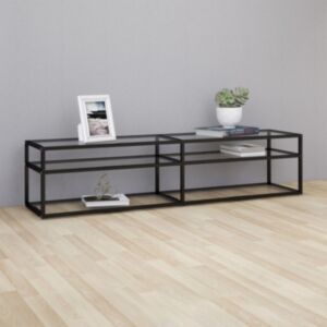 Pood24 telerialus, läbipaistev, 180 x 40 x 40,5 cm, karastatud klaas