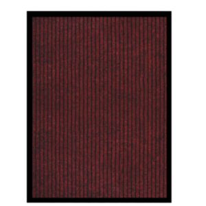 Pood24 uksematt, triibuline, punane, 60 x80 cm