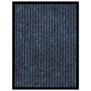 Pood24 uksematt, triibuline, sinine 40 x 60 cm
