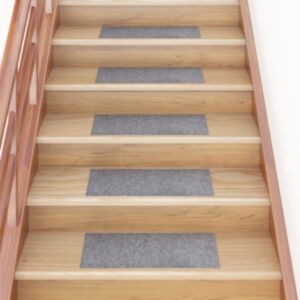 Pood24 isekleepuv trepivaip 15 tk, ristkülik, 60 x 25 cm, helehall